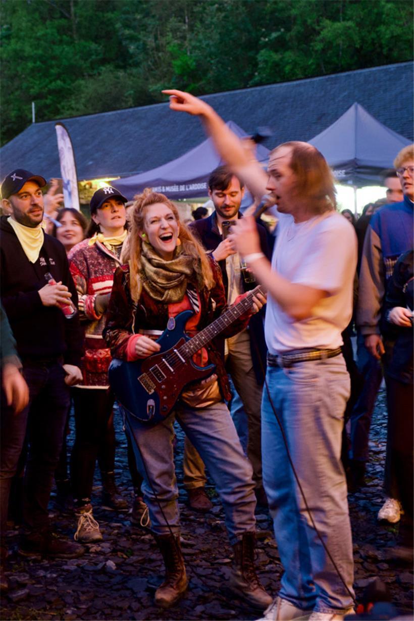 Gute Laune auch bei den Musiker*innen