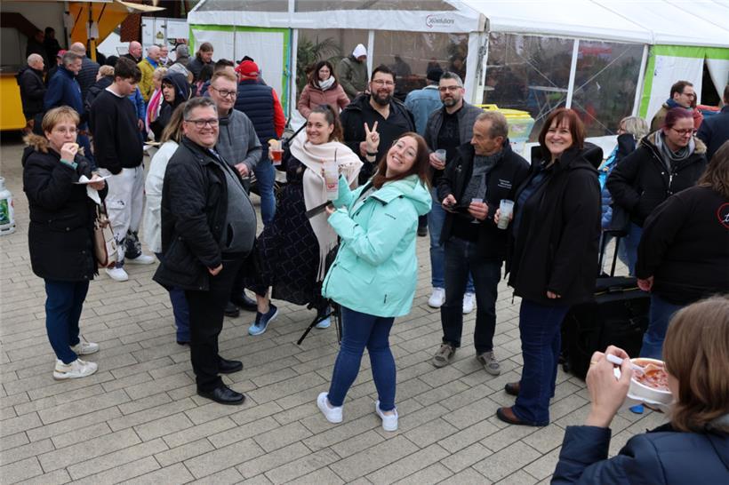 Gute Stimmung bei den Besuchern der Veranstaltung