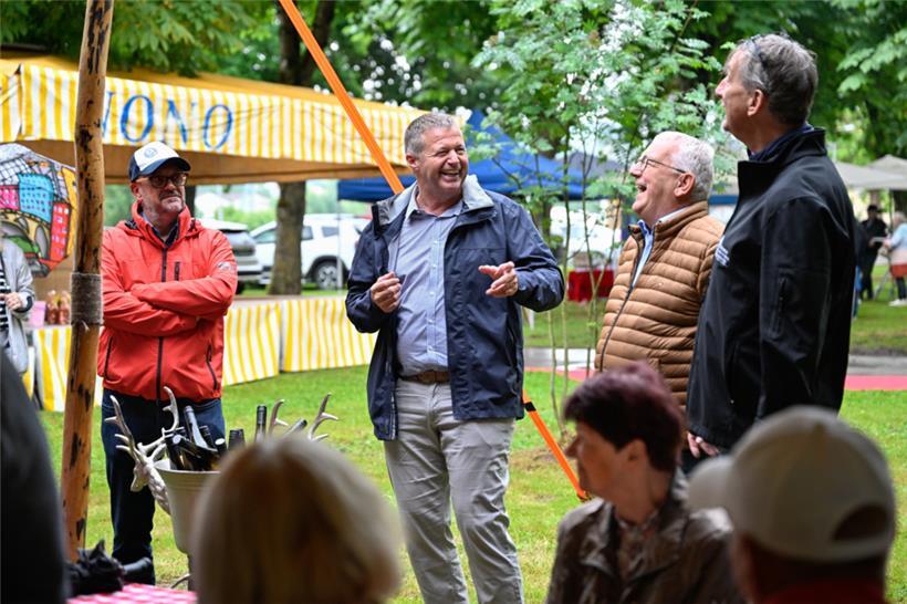 Gute Stimmung, v.l.n.r.: Ramon Hemmer (Schengen-Marina), Michel Gloden (Bürgerme...