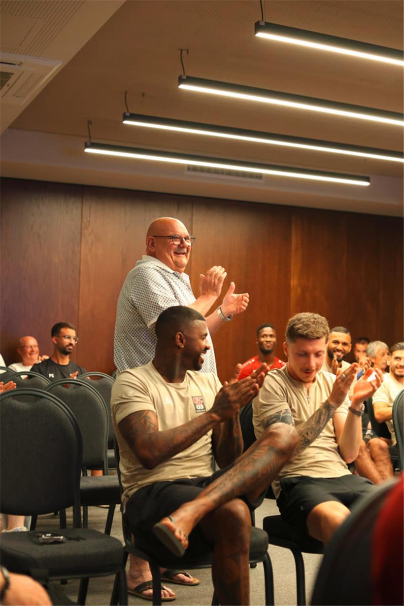 Guy Altmeisch kennt man als großen Fußballfan
