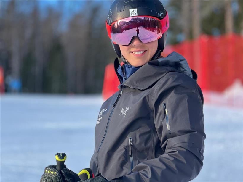 Gwyneth ten Raa trainierte bereits am Freitag in Cortina d‘Ampezzo