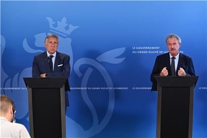 „Haben die vergangenen Tage andauernd miteinander telefoniert“: François Bausch und Jean Asselborn bei der Pressekonferenz über den Rettungseinsatz in Afghanistan
