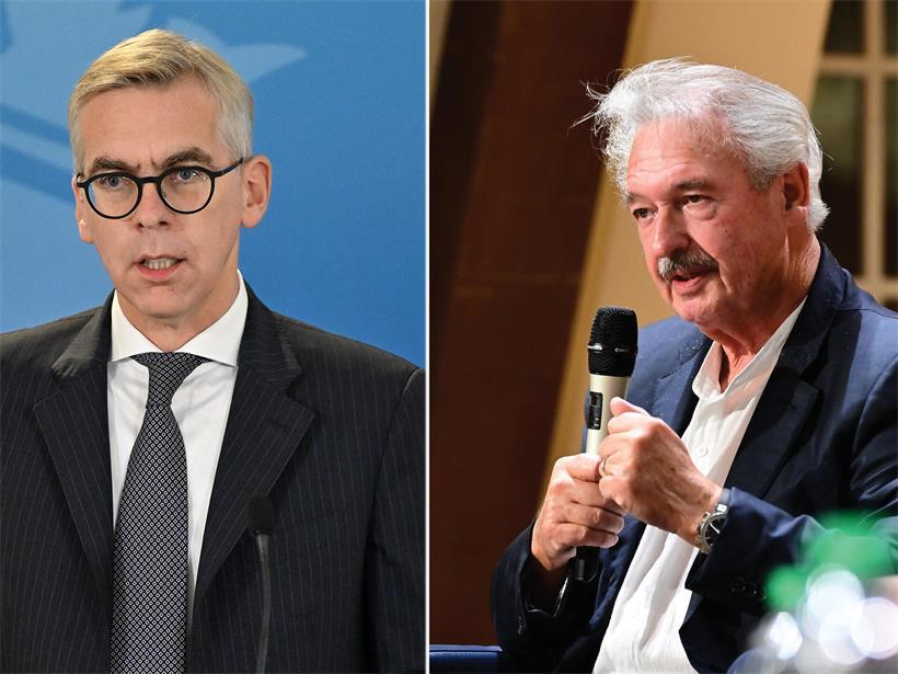 Innenminister Léon Gloden und Ex-Außenminister Jean Asselborn diskutieren unterschiedliche Ansichten zum EU-Asylpakt.