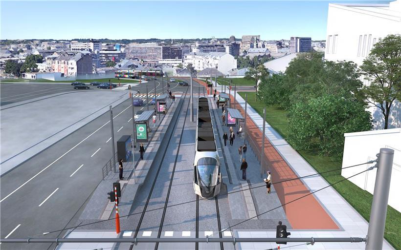 Haltestelle „Leschte Steiwer“ – Dernier Sol