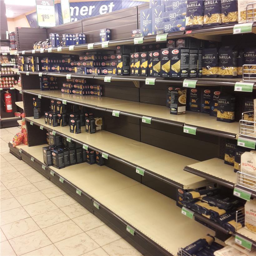 Hamsterkäufe in Luxemburg wegen des Coronavirus