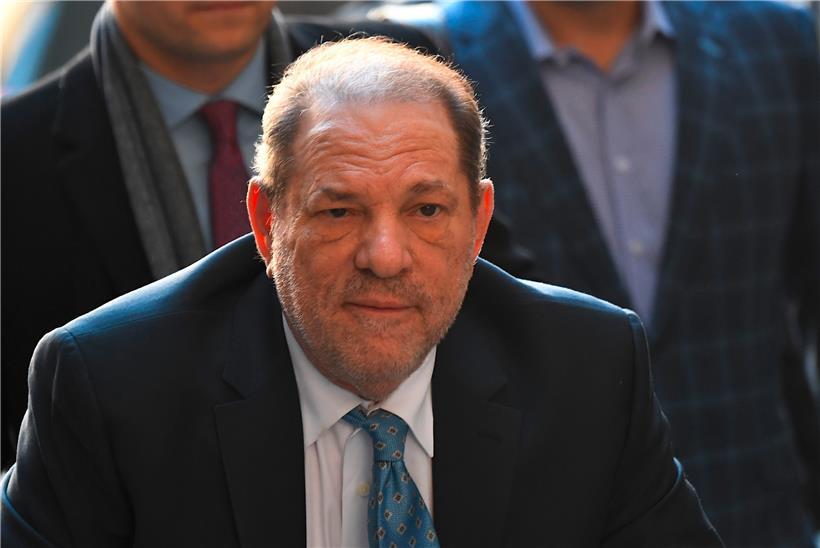 Harvey Weinstein am Tag seiner Verurteilung 
