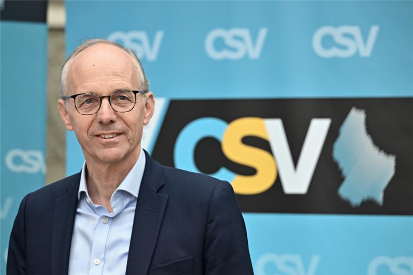 Hat das C in CSV kurzerhand mal ausgetauscht: Spitzenkandidat Luc Frieden
