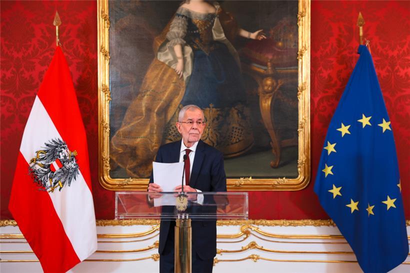 Hat FPÖ-Chef Kickl in die Hofburg geladen: der österreichische Bundespräsident Alexander Van der Bellen
