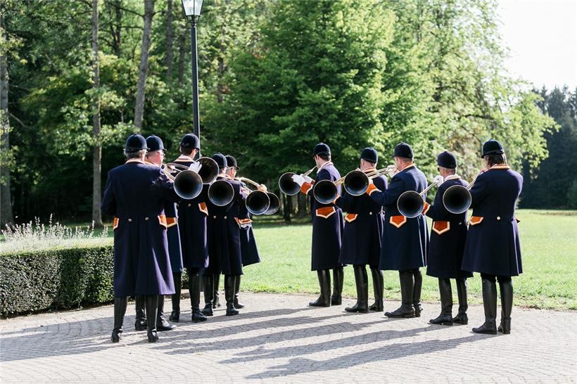 Haupeschbléiser von „Les trompes de chasse Saint-Hubert“
