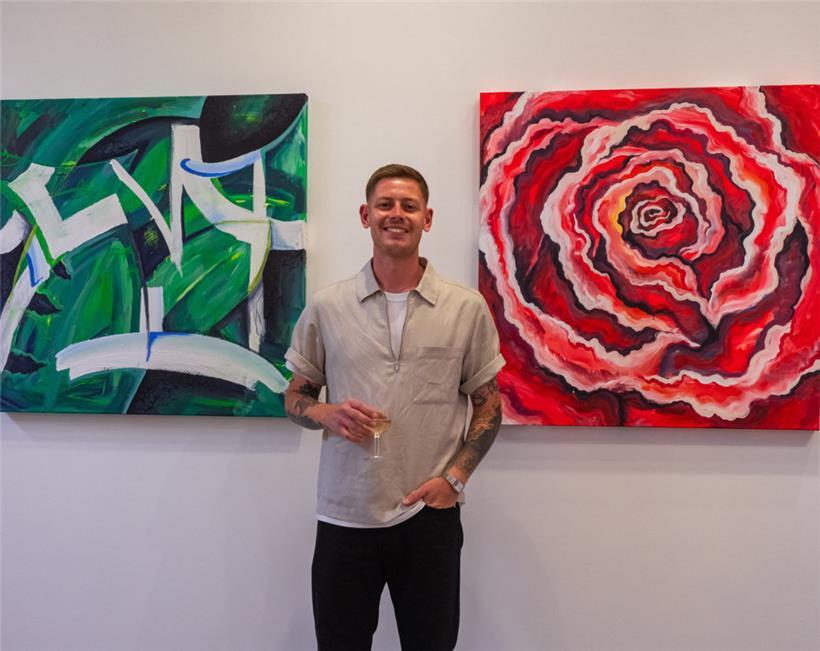 Heimspiel: Der Escher Jo Malano stellt momentan in der Galerie Schlassgoart aus 
