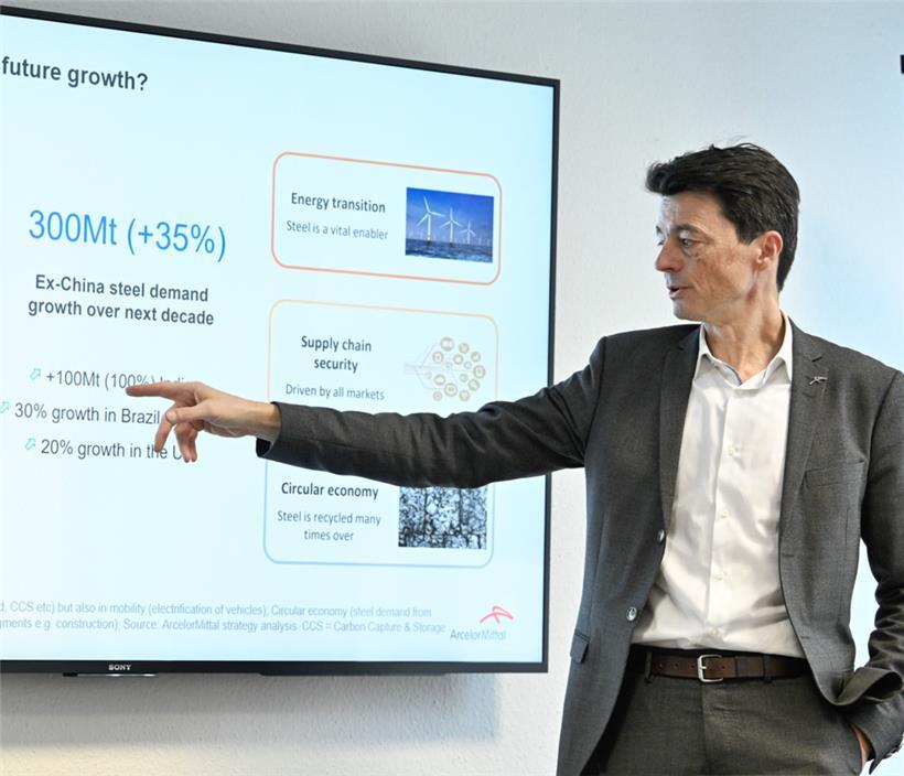 Henri Reding ist seit April 2023 „Country Head Luxembourg“ bei ArcelorMittal
