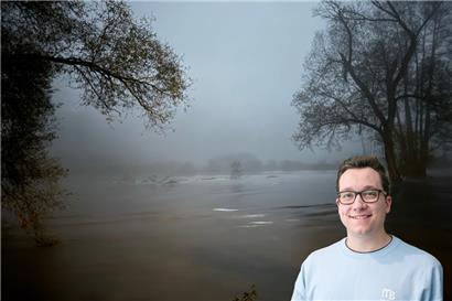 Herbststimmung statt Winter – hier an der Untersauer
