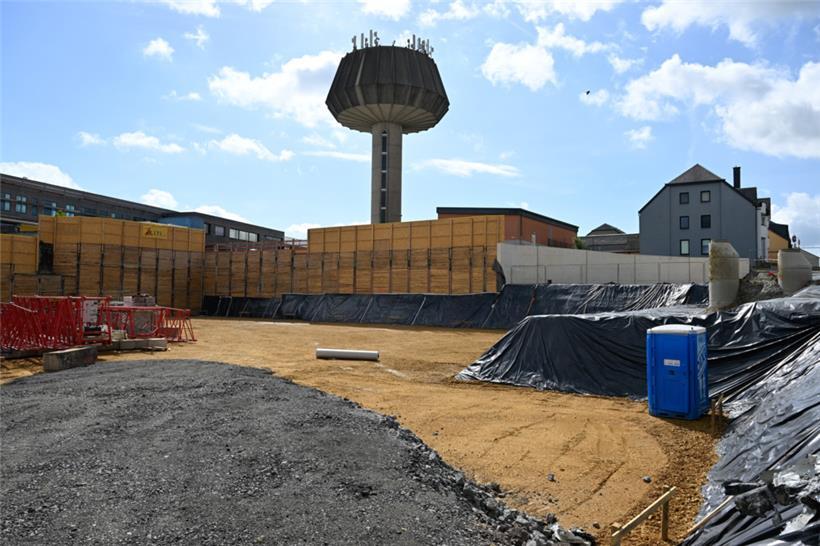 Hier findet am 13. Juni die Grundsteinlegung für den Erweiterungsbau der Grundschule samt „Maison relais“ statt 
