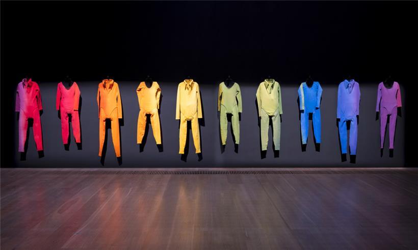 Hier in München, aber auch in der Kölner Ausstellung „Fünf Freunde“ zu sehen: eines der Werke von Robert Rauschenberg
