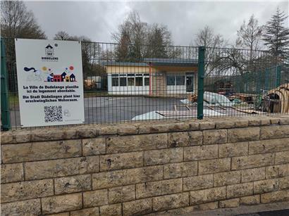 Hier soll in zukunft ein soziales Wohnraumprojekt entstehen