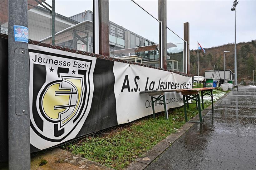 Hier spielte sich vor zwei Wochen das Drama beim U13-Training des Fußball-Rekordmeisters Jeunesse Esch ab
