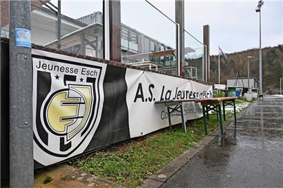 Hier spielte sich vor zwei Wochen das Drama beim U13-Training des Fußball-Rekordmeisters Jeunesse Esch ab
