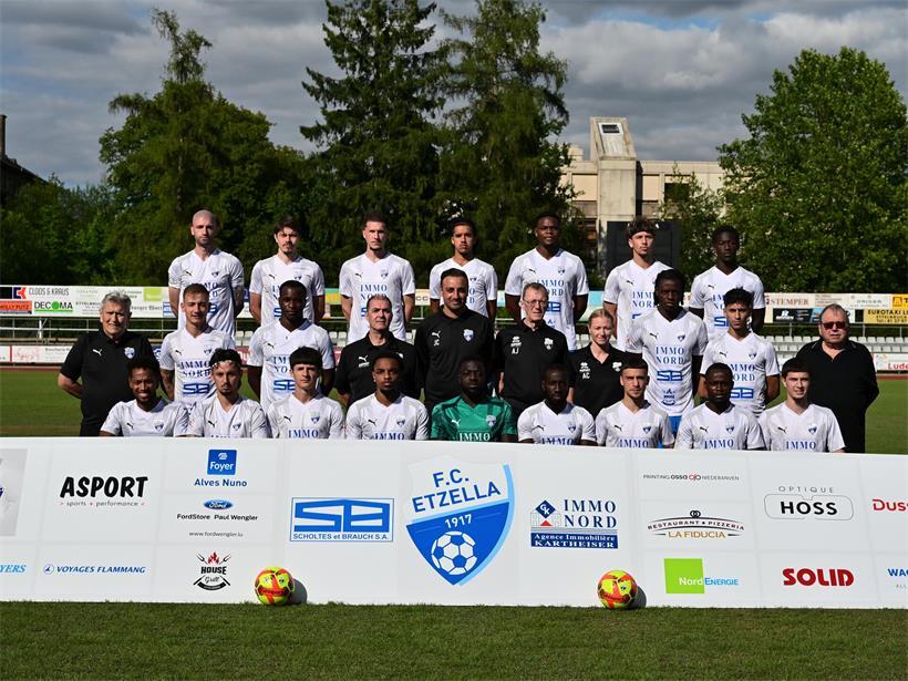 Hintere Reihe von links: Alexander Cvetkovic, Gustavo Hemkemeier, Beno Kovacevic, Otavio Alves, Keleb Nwubani, Henri Dupays, Kylian SilvaMittlere Reihe von links: Bob Nesen (Betreuer), Matheus Gonçalves, Yanis N‘Gbin, Antonio Simoes (Co-Trainer), Josef Cinar (Tainer), Alain Jacquet (Physiotherapeur), Caroline Alart (Physiotherapeutin), Jules Foutey, Yassin Lazaar, Raymond Thomé (Betreuer)Vordere Reihe von links: Jader Soares, Kilian Gulluni, Jo Pimenta, Justin Ramos, Steven Mensah, Johab Pascal, Pedro Moreira, Simon Yamba, Lucas Figueiredo