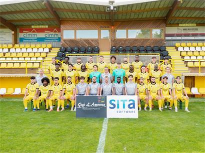 Hintere Reihe von links: Dylan Magalhães, Bruno Correia, Ivan Englaro, Chris Stumpf, Rodrigo Tavares, Enzo Lima, Redouane Boulbrachène, Leny Tela, Valentino Tallarico, Diogo Monteiro.Mittlere Reihe von links: Ralph Birchem (Betreuer), Gedeon Dimbu, Isaque Gavioli, Herman Moussaki, Dzenis Novalic, Claudio Englaro, Eldin Latik, Conrad Azong, Mirza Rasiti, Wilson Kamavuaka, Alexis Rigoulot (Physiotherapeut).Vordere Reihe von links: Leandro Matos, Hanibal Salomon, Samuel Almeida, Charles Morren, Hugo Bove (Physiotherapeut), Ismael Dumont (Co-Trainer), Claudio Lombardelli (Trainer), Rodrigue Dikaba (Co-Trainer), Valentin Bove (Physiotherapeut), Igor Teles, Belmin Muratovic, Martim Elemano, Vin Schmit.