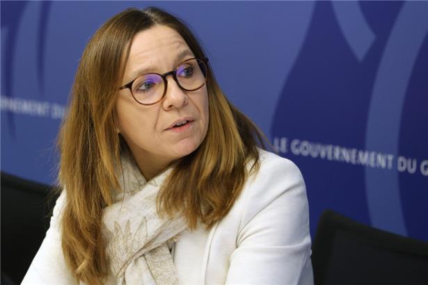 Hochschulministerin Stéphanie Obertin stellte die Reform der Beihilfen vor 
