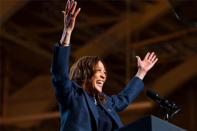 Hoffnungsträgerin der weltweiten Demokraten: Kamala Harris
