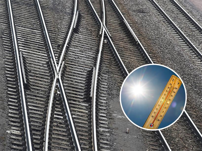 Hohe Temperaturen haben im Sommer mehrfach zu Gleisverformungen und Einschränkungen im Bahnverkehr geführt