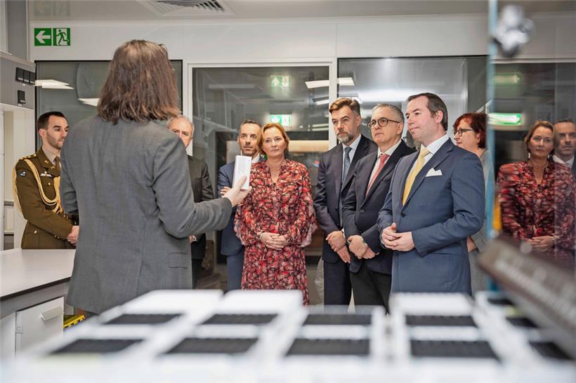 Hoher Besuch anlässlich der Einweihungsfeier am Donnerstagmorgen
