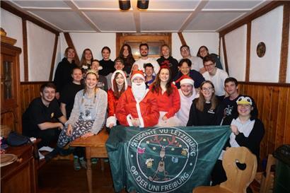 Hoher Besuch beim SLUF auf der Winterhütte auf dem Feldberg
