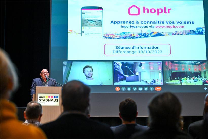 „Hoplr“ wird einen weiteren Schritt in Richtung Selbsthilfe, sozialer Zusammenhalt, Kreislaufwirtschaft und Partizipation ermöglichen“, erklärte Guy Altmeisch vergangene Woche bei der offiziellen Vorstellung
