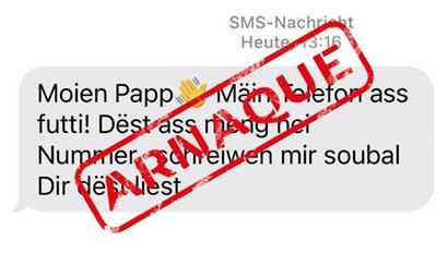 Hüten Sie sich vor solchen SMS
