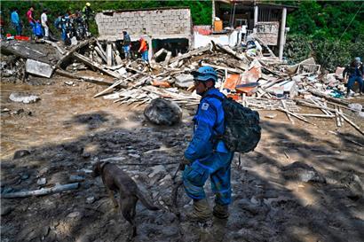 Humanitäre Helfer sind auf der ganzen Welt unterwegs
