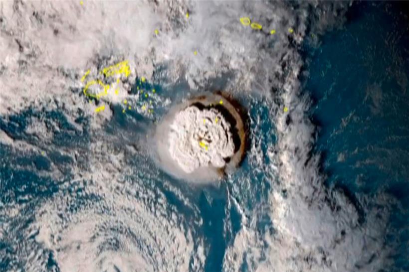 Hunga-Tonga-Hunga-Ha’apai ist seit Dezember immer wieder aktiv
