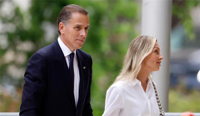 Hunter Biden in Begleitung seiner Frau Melissa Cohen Biden
