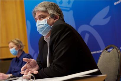 INC-Präsident Dr. Guy Berchem und Gesundheitsministerin Paulette Lenert
