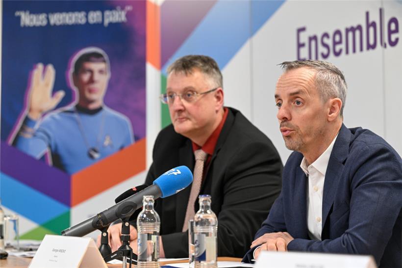 ITM-Direktor Marco Boly und Arbeitsminister Georges Mischo
