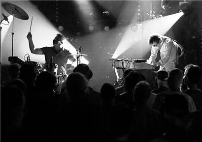 Ian Williams et John Stanier aux Rotondes
