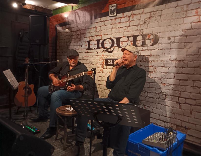 Ils se produisent sur scène ce weekend : Roland Meyer (g.) et Roland Melcher (d.) – les Winklepickers
