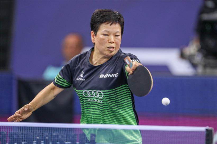 Im Einzel ist aus luxemburgischer Sicht nur noch Ni Xia Lian im Wettbewerb
