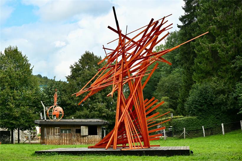 Im Ellergronn startete am Freitag die neue Ausstellung „Land Art“ des Künstlerko...