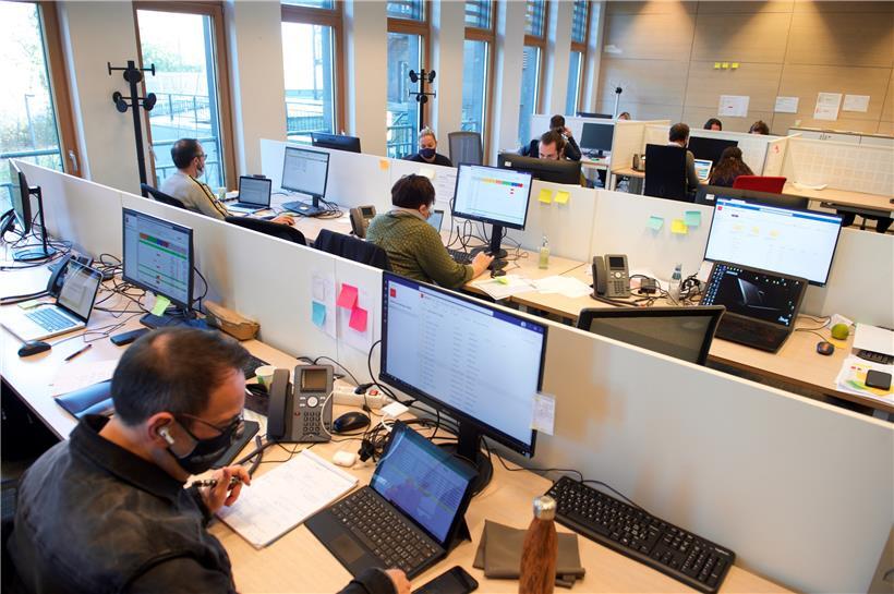 Im Herzstück der „Cellule de coordination“ verfolgt das Tracing-Team die Spur positiver Fälle an Schulen und Betreuungseinrichtungen
