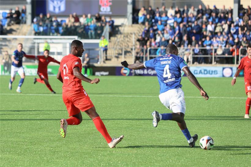 Im Hinspiel auf den Färöer Inseln musste der FC Déifferdeng 03 eine 0:2-Niederlage einstecken

