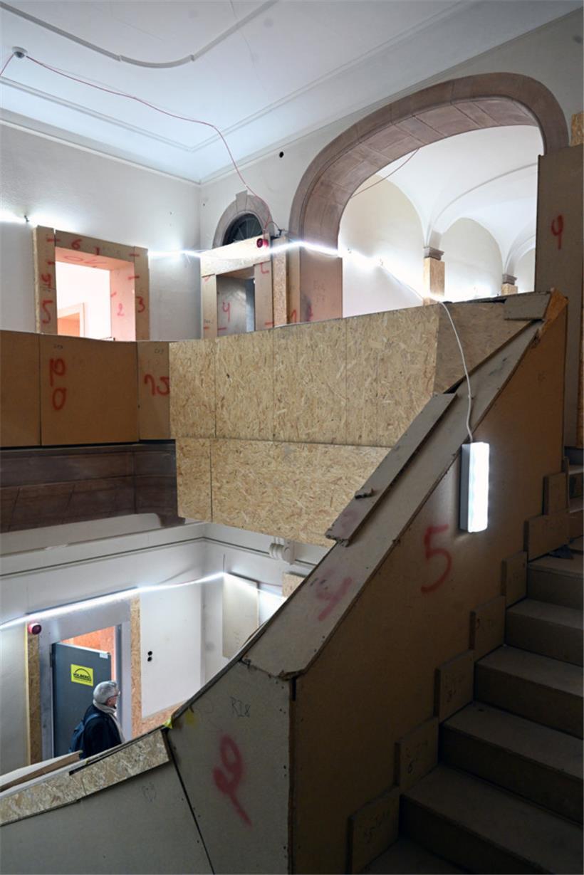 Im Innern des Gebäudes