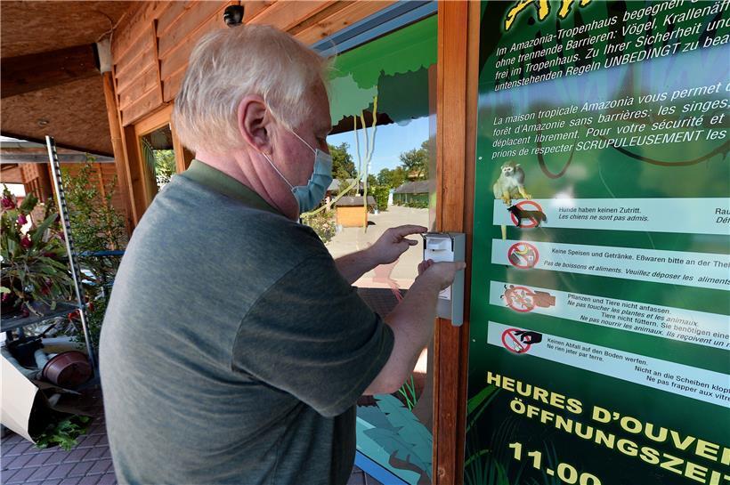 Im Märchenpark gelten dieselben sanitären Bestimmungen wie draußen: Hände desinf...