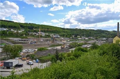 Im Mai dieses Jahres wurde hier der erste Spatenstich für die neuen Wohnresidenzen im „Nordhang“ vorgenommen
