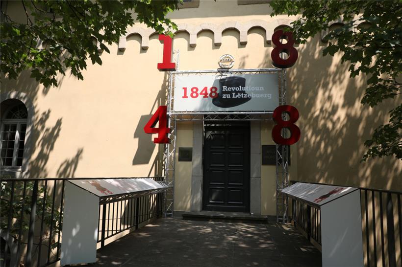 Im Nationalarchiv ist zurzeit die Ausstellung über die 1848er-Revolution in Luxemburg zu sehen
