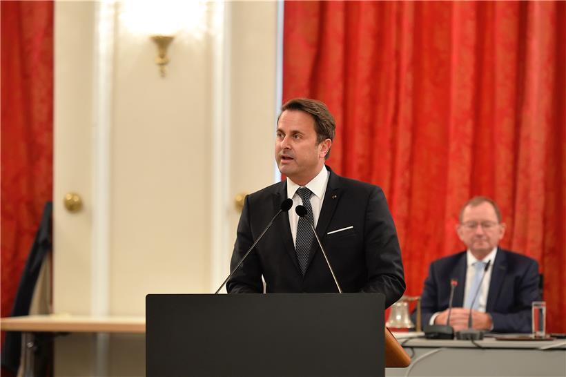 Im Oktober wird Premierminister Xavier Bettel seine Rede zur Lage der Nation halten
