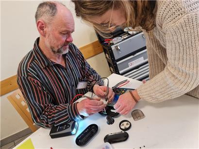 Im Repair Café in Walferdingen
