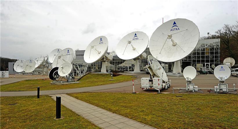 Im SES-Hauptquartier in Betzdorf sollen nun die meisten der 90 gefährdeten Arbeitsplätze erhalten bleiben
