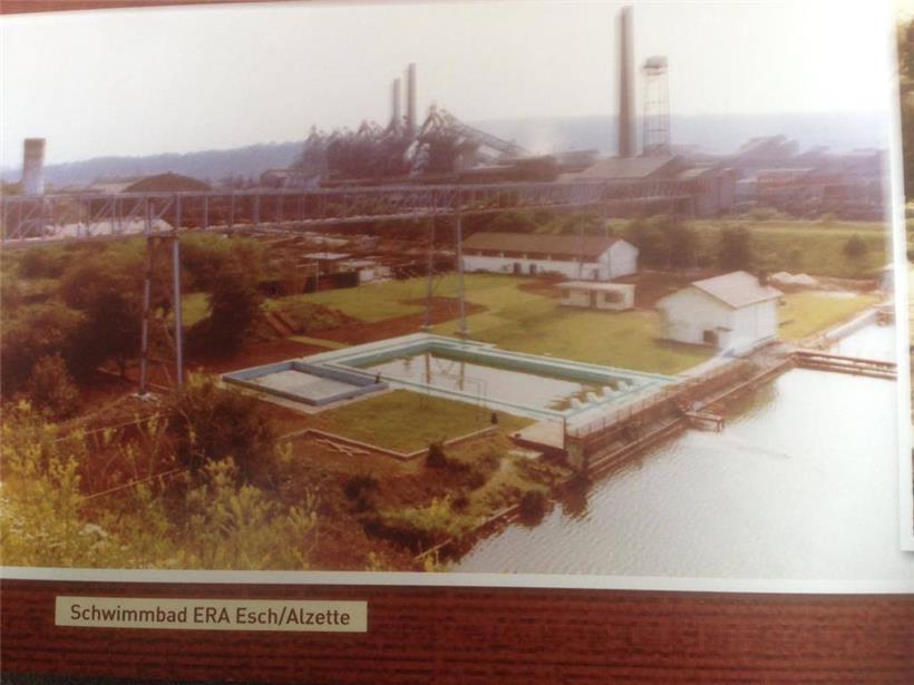 Im Schwimmbad ERA verbrachten die Kinder der Hiel viele Sommerstunden, denn in den Umkleiden im Zechenhaus gab es immer etwas zu sehen
