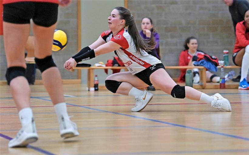 Im Topspiel bei den Damen treffen Gym und Mamer (hier Libero Marlène da Costa) aufeinander
